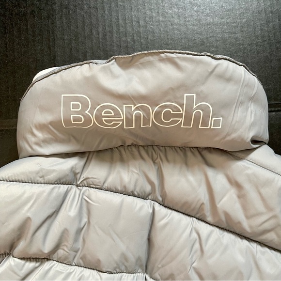 Bench Women’s Small Puffer Vest with Hood Gray - Picture 5 of 8